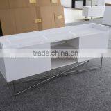 5 Layer White High Gloss Painting Modern Simple Dining Storage N-6338 thumbnail-2