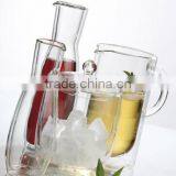 Double Wall Glass Beer Cup thumbnail-1