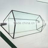 Five Double Diamond Large Geometric Glass Greenhouse Plant Micro Landscape Flowerpot Container Factory Direct OEM thumbnail-2