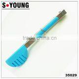 35029 Mini Slotted Nylon Kitchen Tongs BBQ Cooking Food Salad Tongs thumbnail-1