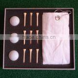 High End Custom Leather Box Golf Gift Set thumbnail-1
