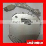 UCHOME 2017 Factory Sell Usb Warm Cup,usb Warm Cup Coaster ,silver Glass Mat Electric Coffee Cup Heater thumbnail-1