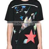 Custom Logo Sublimation Printing 100% Polyester Personalize High Top Quality Unisex Men and Ladies T-shirt thumbnail-3