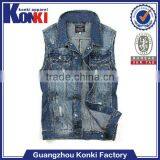 Oem Clothing Manufacturers Wholesale Jean Vest thumbnail-1