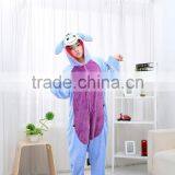 Flannel Cartoon Adult Animal Jumpsuit Animal Pajamas Jumpsuit Donkey Design