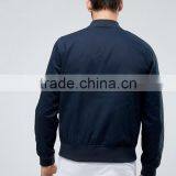 2017 Xinlan Manufacturer High Quality New Design Durable 100% Cotton Canvas Navy Rib Cuffs Running Casual Men Jumper Jacket thumbnail-2