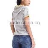 New Style 2016 Hood Gray Unisex Tshirts Bulk Blank t Shirts thumbnail-3