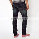 Denim Pocket With Design Jeans Hombre Slim Casual Wear for Men thumbnail-2