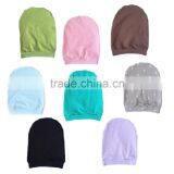 Warm and Comfy One Infant Solid Knitted Beanie Toddle Knot Hat in Color Choice thumbnail-4