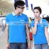 China Fashion Good Quality Jiangxi Factory Cheap Custom Cotton Couples Polo Shirt thumbnail-1