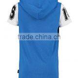 100% Cotton Short Sleeves Pullover Hoodie For Man thumbnail-2