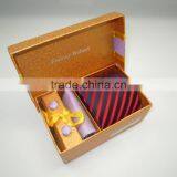 Bright Color Paper Box, Necktie,cufflinks and Hanky Gift Packaging Sets thumbnail-3