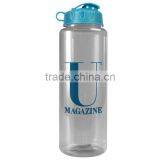 USA Made 32 oz Transparent Sports Bottle With Flip Top Lid - BPA/BPS-free, FDA Compliant and Comes With Your Logo thumbnail-5