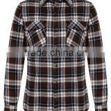 Men's Autumn Long Sleeve Plaid Checked Flannel Shirt thumbnail-1