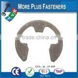 Made In Taiwan Retainer E Clips Black Phosphate Spring Steel Metric Stainless Steel thumbnail-4