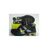 Wholesale Nike Shox R6 Black Gray Gold,take Paypal thumbnail-1