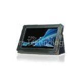 PU 7 Inch PC Acer Tablet Leather Case Gray With Wake Up / Sleep