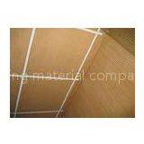 Office Perforated Acoustical Wood Ceiling Panels , Melamine Faced MDF Board