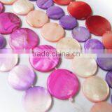 Wholesale Flat Ocean Shell Bead Jewelry thumbnail-1