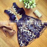 Onen 2016 Sexy Lingerie Women Sexy Lace Sleeveless Bodycon Evening Party Cocktail Clubwear Mini Dress thumbnail-2