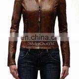 Stylish Womens Genuine Leather Jackets thumbnail-1