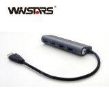 4 Ports USB 3.0 Hub Aluminum Design Multi-function USB Docking thumbnail-4