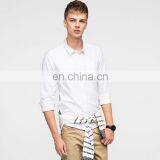 T-MSS546 White 100% Cotton Business Tailor Made Mens Dress Shirts thumbnail-3