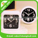 Square Fashion Simple and Easy Promotion Gifts Black Mini Alarm Clock Wholesale thumbnail-1