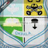 Custom Uniform Logo Woven Badge for School thumbnail-2