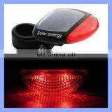 2 LEDs Solar Energy Bicycle Bike Tail Light