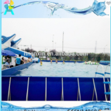 Above Ground Outdoor Giant PVC Pool Type Metal Frame Swimming Pool For Commercial thumbnail-2