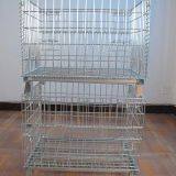 Customized Zinc Coated Heavy Duty Wire Mesh Container for Industrial Parts Warehouse thumbnail-4