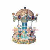Zhongshan Merry go Round for Sale Amusement Park 6 Seat Revolving Horse, Carousel Small Kid Mini, Earn Money, Kiddie thumbnail-4