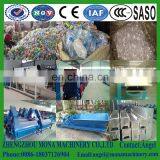 Environment friendly waste plastic bottle crushing washing recycling line/ pet flake recycling plant for sale