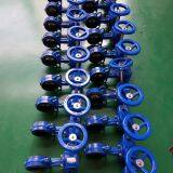 Aluminum Alloy Anti-condensatio DN32 Butterfly Valve DN25 With Worm Gear thumbnail-2