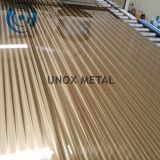 304 Ti Gold Decorative Stainless Steel Sheet Customized Grinding Hairline Finish Color Plate
