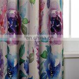 Purple Printed Polyester Blackout Curtains thumbnail-3