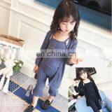 Fashion Baby Girl 3PCS Clothing Set Autumn Kids Ribbed Outfit Toddler Girl Vest + Cardigan + Bell-bottomed Trousers thumbnail-3