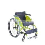 Lightweight portable active aluminum manual Leisure Sport folding Wheelchair for disabled