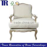 Louis XVI Style Reproduction,Vintage French Camelback Fabric Armchair,Wood Upholstery Chair,reading Room Folding Chair thumbnail-1