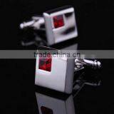 Shirt Cufflinks Wedding Silver Business Mens Wholesale Stainless Steel Crystal thumbnail-4