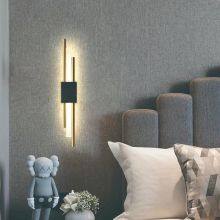 Modern Minimalist Copper Wall Lamp Living Room Bedroom Corridor Aisle Porch Creative Light Luxury Nordic TV Background Wandlamp thumbnail-3