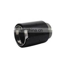 New Style High Quality Carbon Fiber Muffler Tips Exhaust Nozzle for BMW 5 Series G30 G38 X5 X6 thumbnail-3