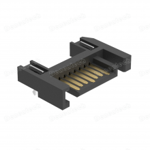 Denentech SATA 7P Male Reverse Right Angle DIP Connector thumbnail-2