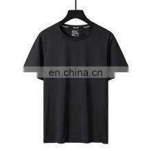Mens Custom Solid Color Plus Size Casual Quick Dry Dress T Shirt thumbnail-1