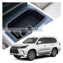 Interior Accessories Parts Silicone Armrest Rest Storage Box Center Control Console Organizer Tray For Lexus Lx570 2008-2021