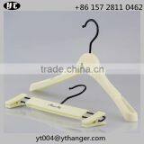 White Matched Set Hanger Plastic Hanger and Pants Hanger for Clothes thumbnail-4