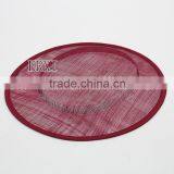 Wholesale Aliaba China Manufacture 31cm Red Sinamay Hat Fascinator Base thumbnail-2