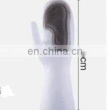 Farming Warehouse Gardening Work PVC Palm Dotted Canvas Long Sleeve Industrial Gloves thumbnail-2