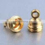 manufacture strong jewelry findings brass cord end